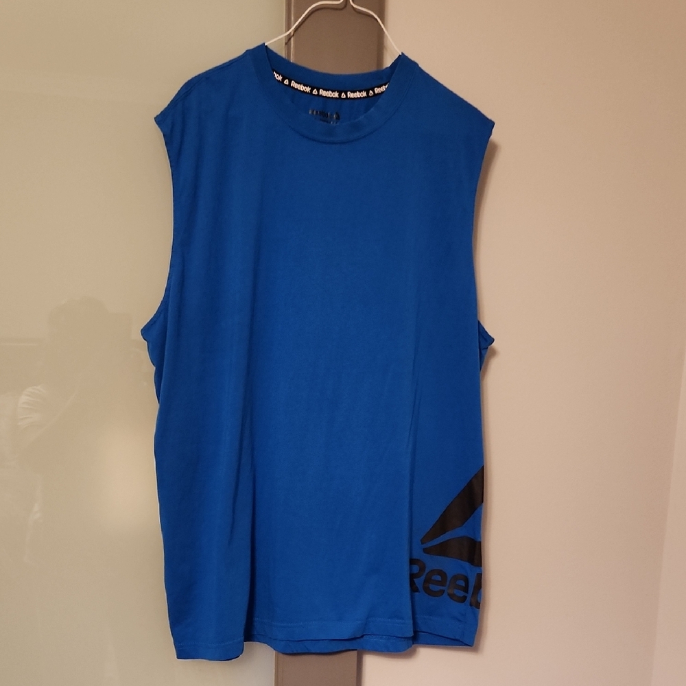 Reebok Size 2XL Royal Blue Muscle Tee